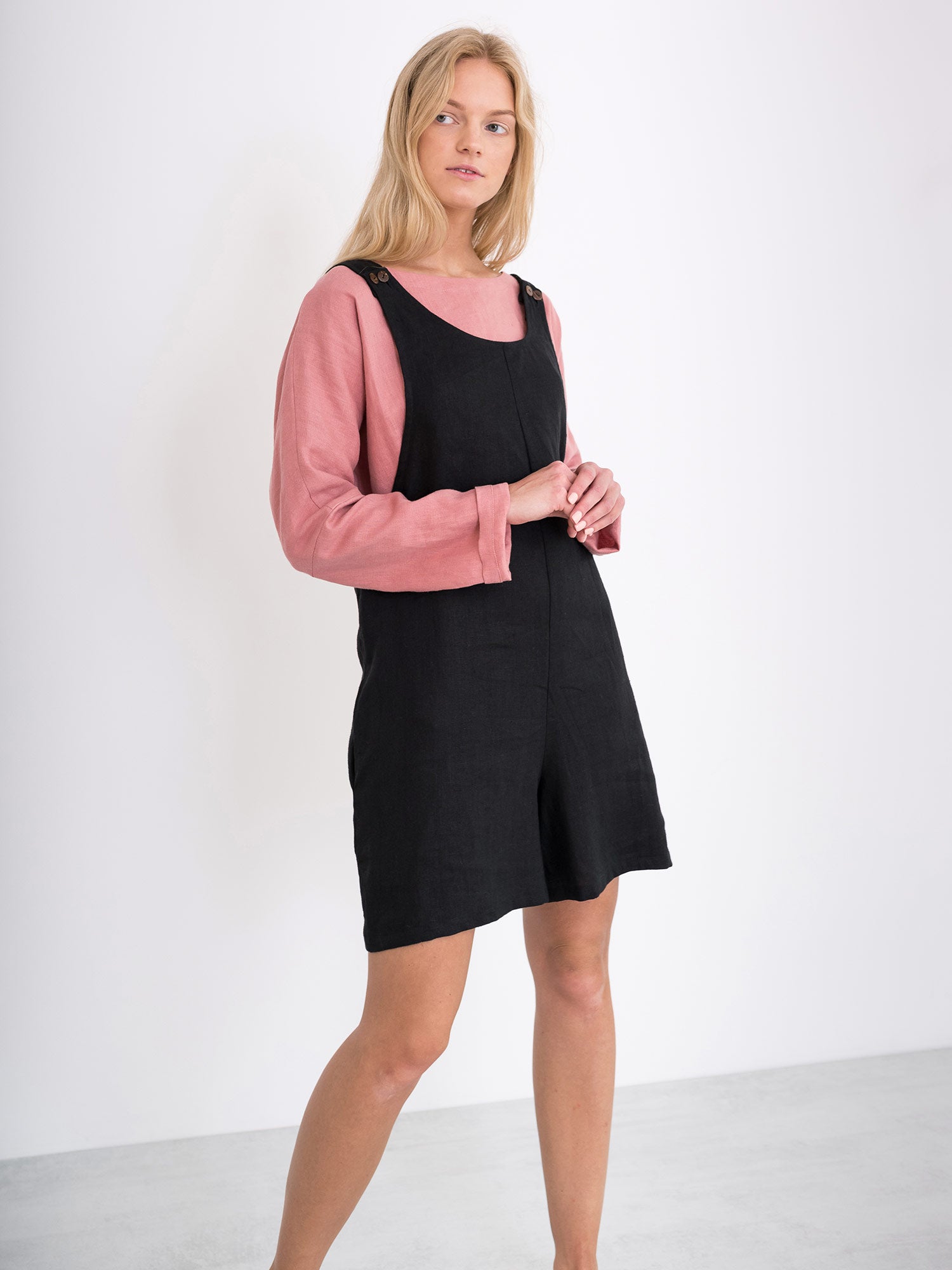 RIVER Linen Overalls