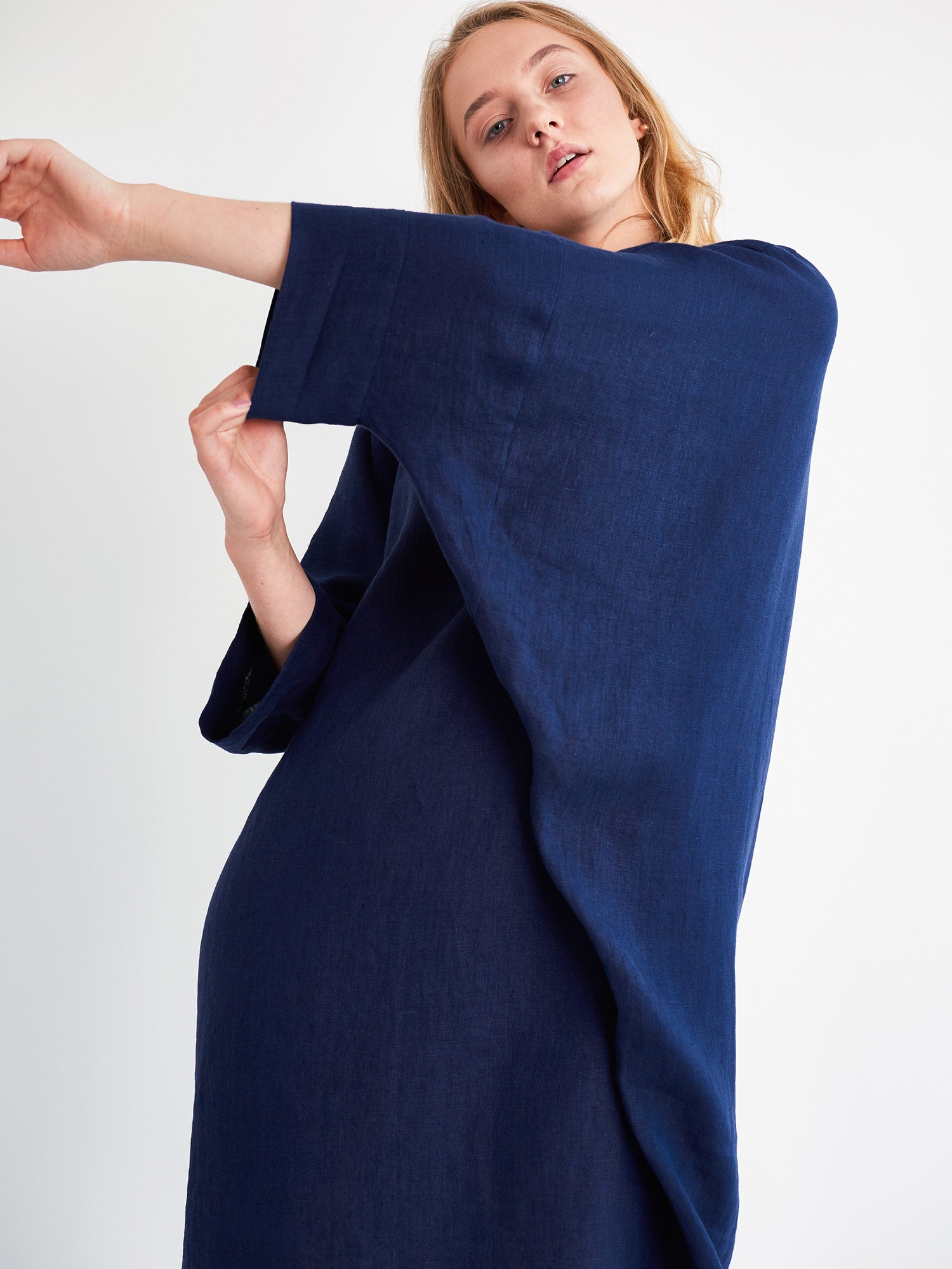 Linen Cocoon Dress